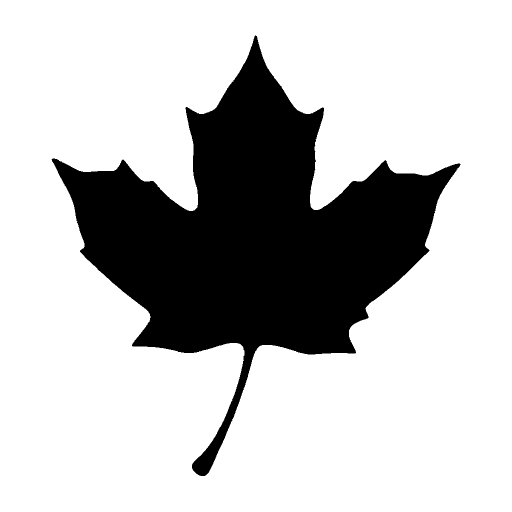Autumn Leaf pumpkin carving stencil, easy · design 2