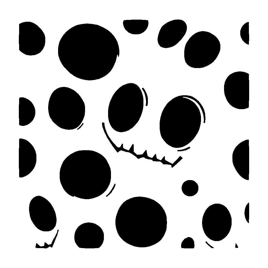 Eyeballs pumpkin carving stencil, medium