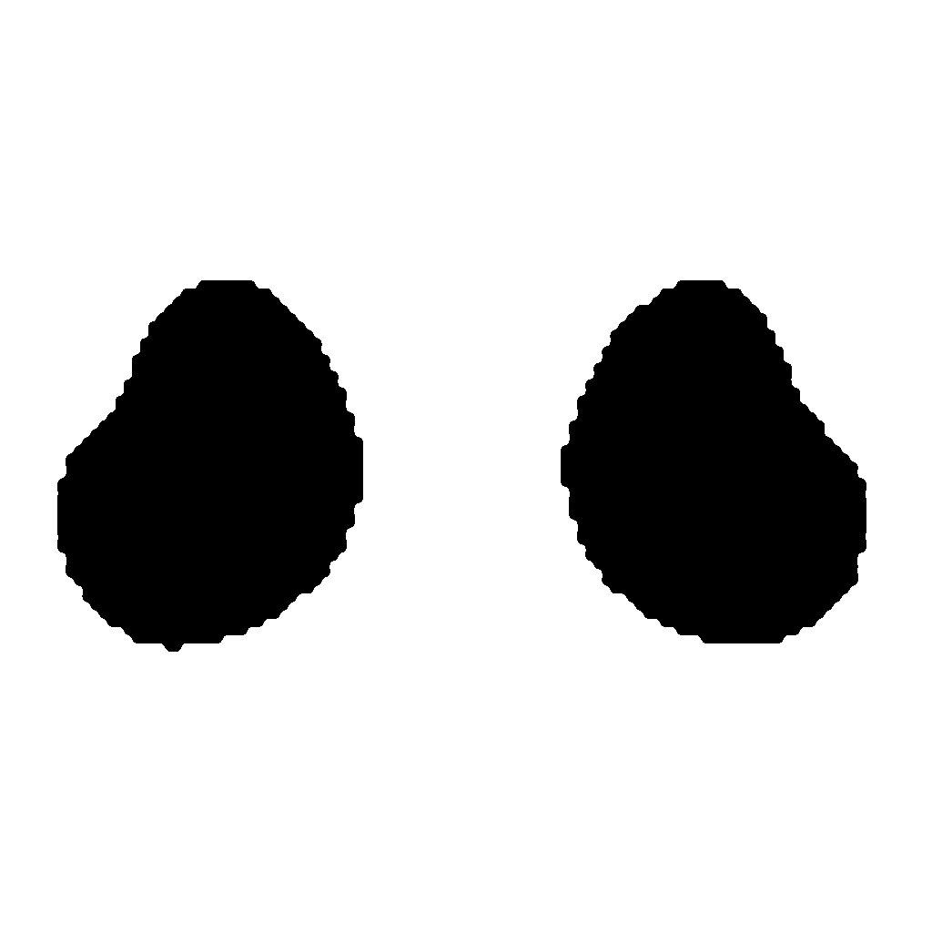 Alien pumpkin carving stencil, easy · design 2