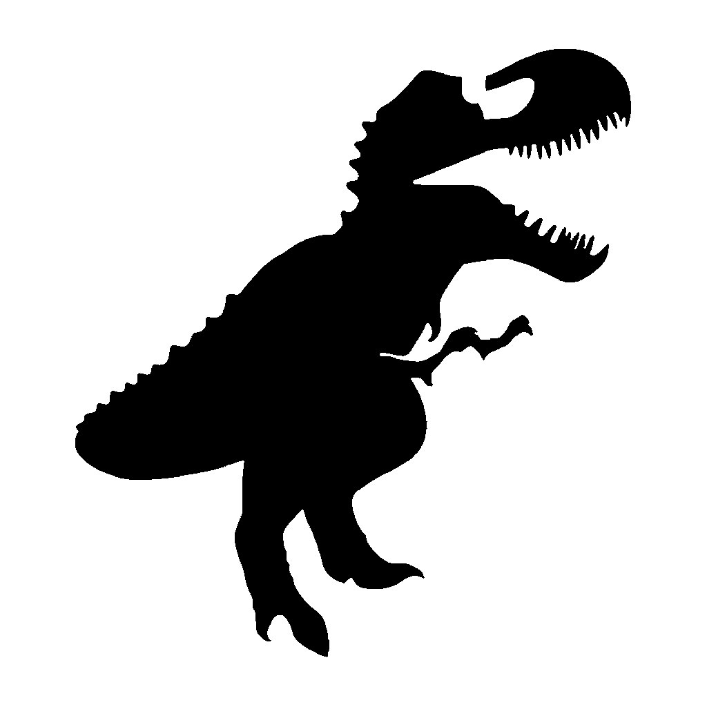 Dinosaur pumpkin carving stencil