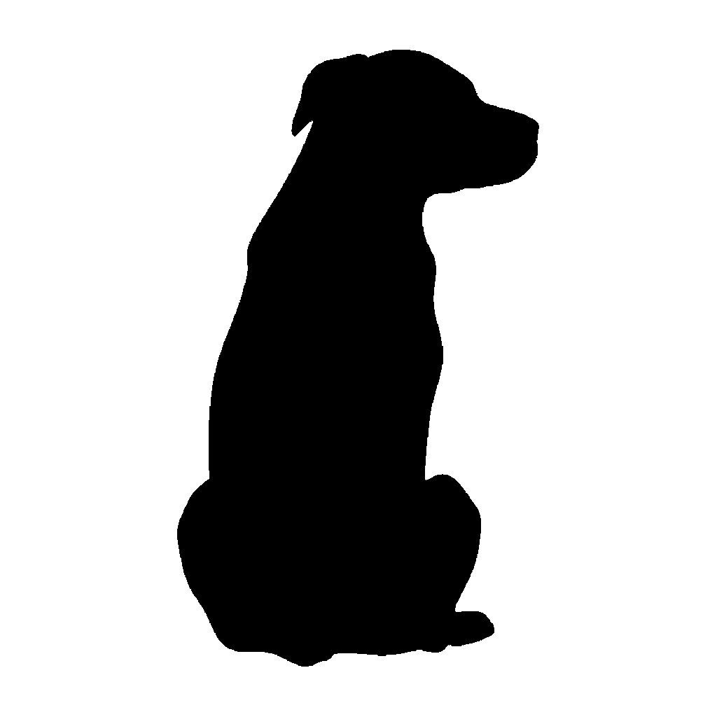 Dog pumpkin carving stencil