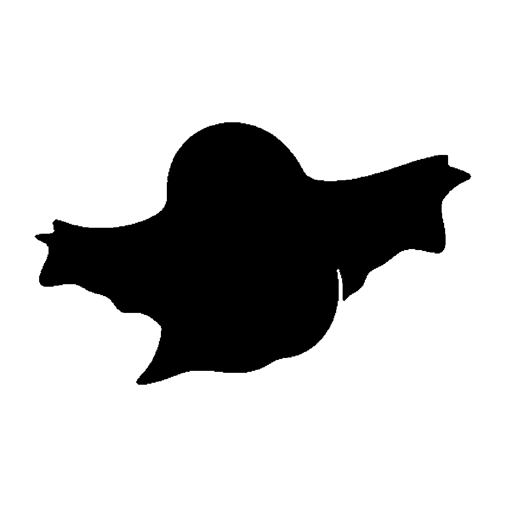 Ghost Trio pumpkin carving stencil