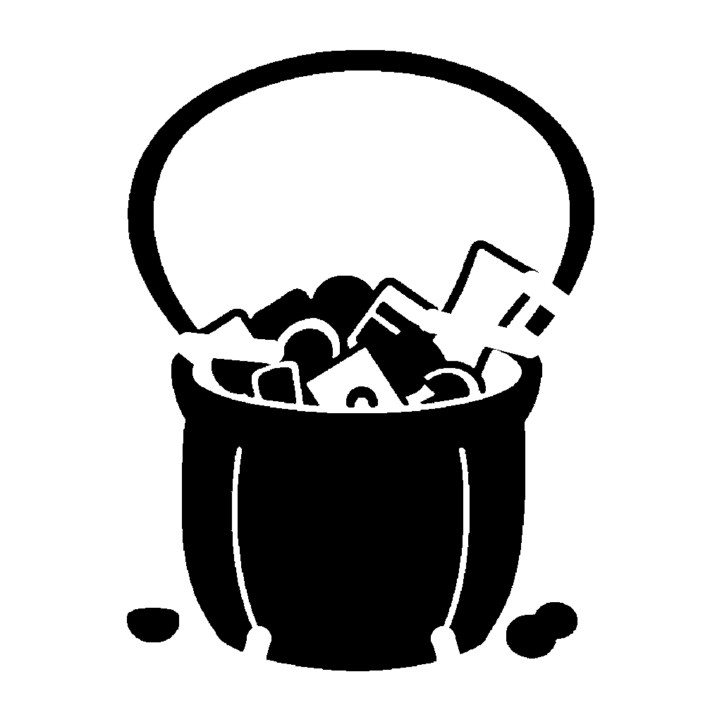 Trick-or-Treat Bucket pumpkin carving stencil