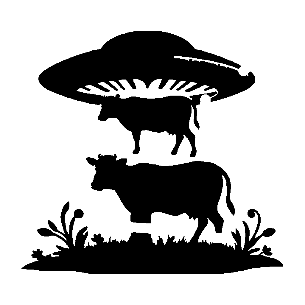 UFO pumpkin carving stencil