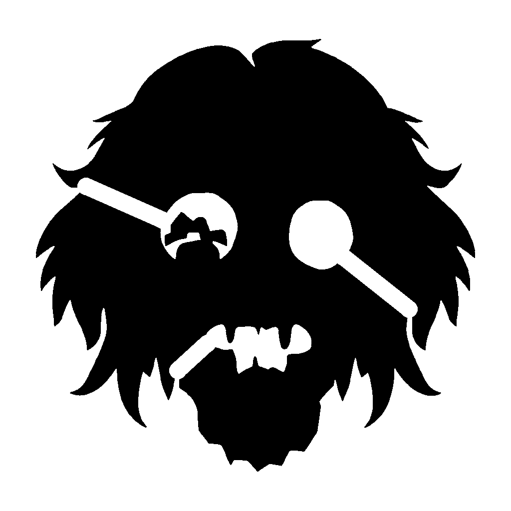 Zombie Face pumpkin carving stencil